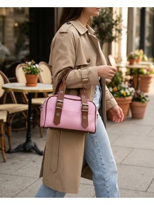 tp City Bloom Pembe Omuz Çantası - Lisinya
