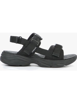 Hammer Jack Ladis Siyah Kadın Sandalet