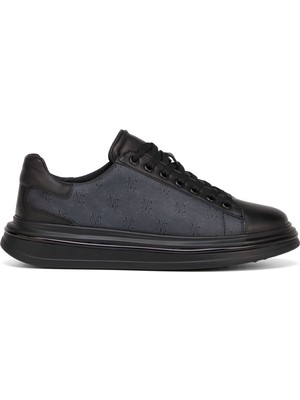 Tergan Siyah Hakiki Deri Erkek Sneaker - E26S1AY57814-A23