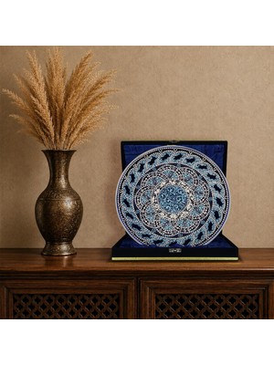 E38 El Işçiliği Çini Tabak 30 cm - 6656