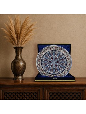 E38 El Işçiliği Çini Tabak 30 cm - 6651