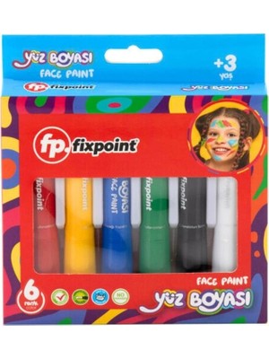 6 Renk Yüz Boyası