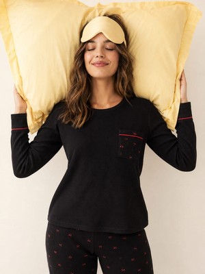 Pemilo Kadın 8905-5 Waffle Pijama Takımı