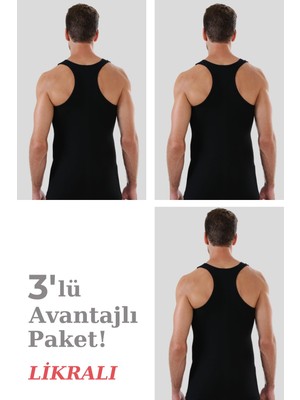 Arma Yıldız Erkek Pamuklu Likralı Sporcu Atlet 3'lü Paket