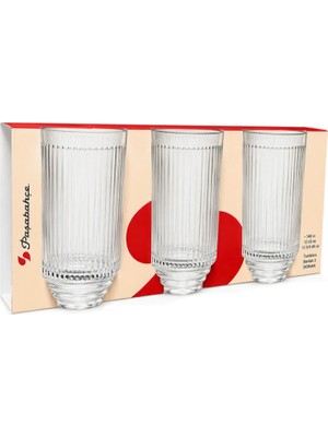 Paşabahçe Dorian Meşrubat Long Drink 340 ml 3'lü 3 Adet
