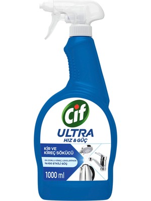 Cif Ultra Hız & Güç Kireç Sökücü Sprey 1000 ml 2 Adet