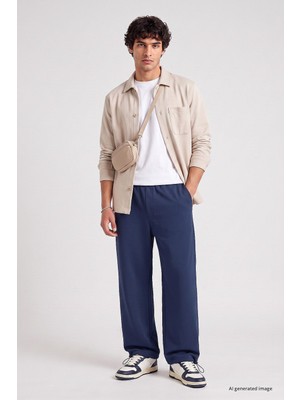 Tommy Life Parlament Lastikli Erkek Baggy Eşofman Alt - 82200