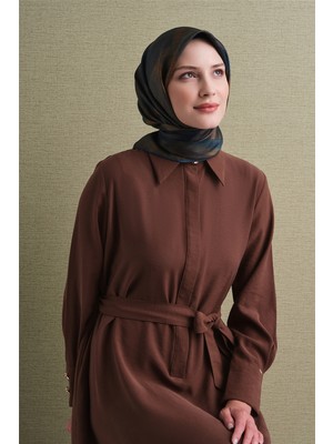 Armine Saf Ipek Twill Eşarp 9618D 07