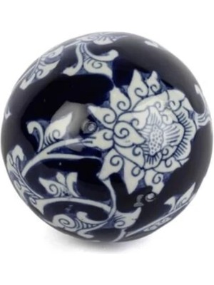 Mikasa Moor Blue Blanc Dek Top Obje 10X10CM