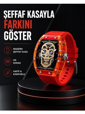 Astraltech Geniş Ekranlı Akıllı Saat Şık ve Modern Tasarım Yeni Nesil
