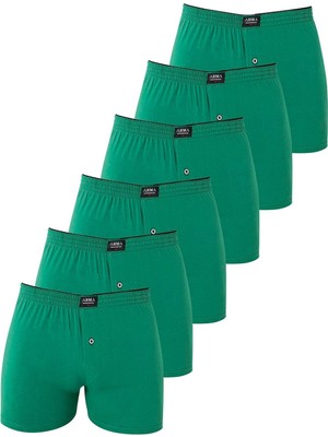 Arma Yıldız 6'lı Paket Erkek Penye Havlu Bel Boxer %100 Pamuk