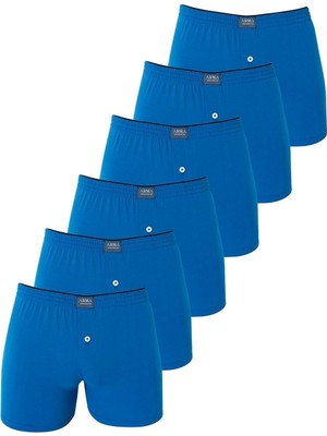 Arma Yıldız 6'lı Paket Erkek Penye Havlu Bel Boxer %100 Pamuk