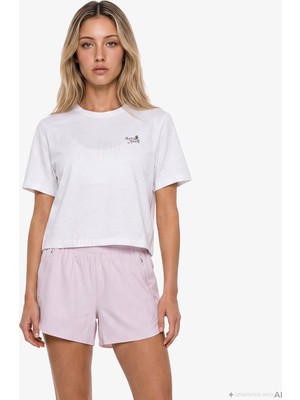 Anta Serve Smash Repeat Kadın Beyaz T-Shirt.1
