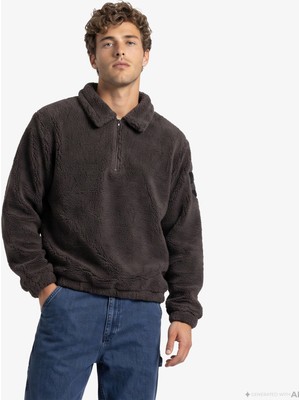 United4 Unıted4 Regular Fit Erkek Kahverengi Sweatshirt.kahverengı