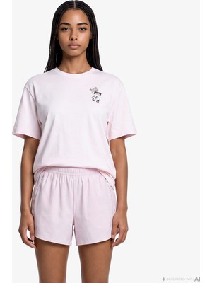 Anta Serve Smash Repeat Kadın Pembe T-Shirt.2