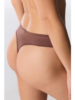 Penti Kahverengi Cream Tanga