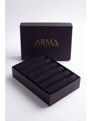 Arma Yıldız Erkek Premium Bambu Boxer 6'lı Hediye Kutulu Damat Bohçası ve Çeyiz Seti