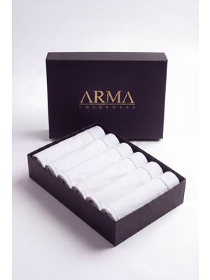 Arma Yıldız Erkek Premium Bambu Boxer 6'lı Hediye Kutulu Damat Bohçası ve Çeyiz Seti
