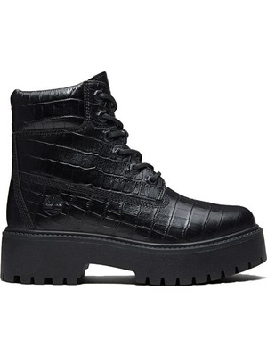 Timberland Stone Street 6 Inch Lace Up Boot Kadın Outdoor Botu TB0A5THXW021 Siyah