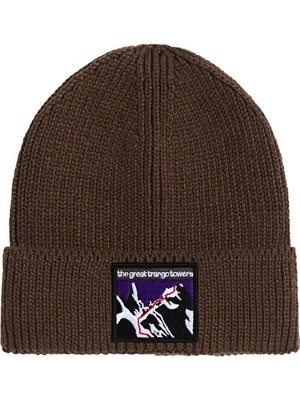 The North Face Tnf Logo Box Cuffed Beanıe Bere NF0A8CHEWB41 Kahverengi
