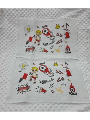 Berkaysun Tekstilden Çocuklar İçin Beslenme Bezi Örtüsü 35x45 cm 2 Adet