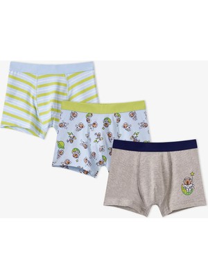 Penti Erkek Çocuk Mavi Capybaras Space Pamuklu 3'lü Boxer