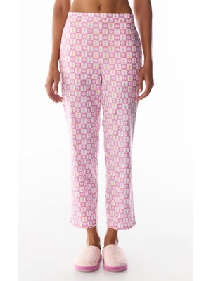 Penti Flora Baskılı Çiçekli Pijama Altı