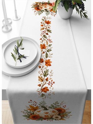 Bertille Home Sonbahar Serisi 140X40 cm Dijital Baskılı Runner (Halloween Autumn)