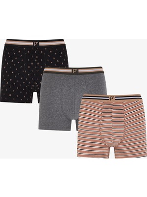 Penti Erkek Ember Çizgili 3'lü Boxer