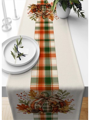 Bertille Home Sonbahar Serisi 140X40 cm Dijital Baskılı Runner (Halloween Autumn)