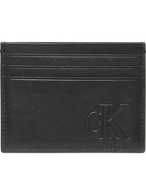 Calvin Klein Erkek Siyah Kartlık Hediye Seçeneği Olarak Şık Tasarımda Deri Cüzdan LV04G1070G-UB1