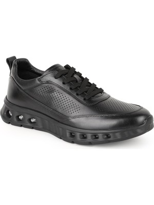 Libero Lbr H1119 Hakiki Deri Nefes Alan Delik Detaylı Yastıklamalı Taban Erkek Casual Sneaker