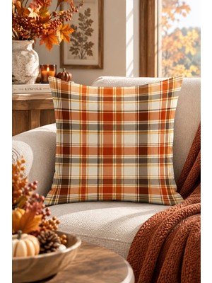 Bertille Home Sonbahar Serisi Çift Tarafı Dijital Baskılı Kırlent Kılıfı (Halloween Autumn)