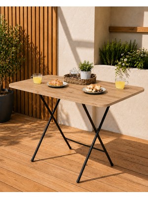 Ecowood Katlanır Masa 60X90 cm – Yemek Masası|balkon Masası