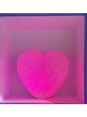 Işık Kasabası Silikon Kalp Rcb LED
