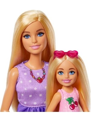 Velora Barbie Aile ve Dostlar Piknik Temalı Oyun Seti, 2 Bebek ve 9 Aksesuar