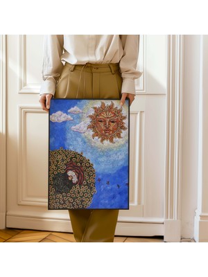 Pegziz Modern Figüratif Sanat Çerçeveli Poster Duvar Dekoru