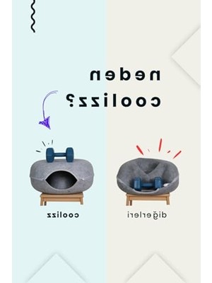 Velora 60CM Açık Gri Donut Kedi Tüneli/yatağı - Eğlenceli ve Konforlu