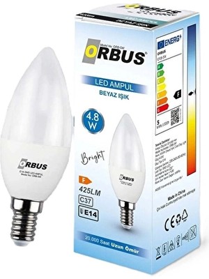 Orbus LED Ampul 4.8 W Beyaz