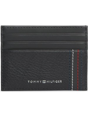 Tommy Hilfiger Erkek Kart Bölmeli Deri Lacivert Cüzdan AM0AM14228-DW6