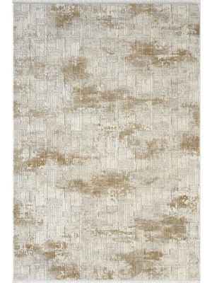 Karmen Halı Mihenk MH002B Gri-Bej Akrilik Modern Salon, Koridor, Yatak ve Oturma Odası Halısı