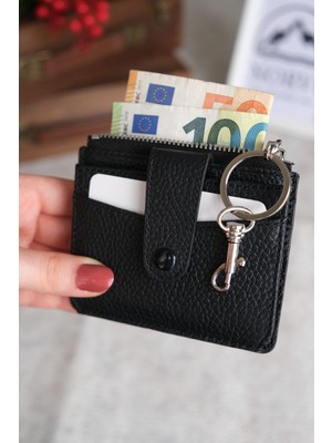 Norvi Leather Çıtçıtlı Fermuarlı Kartlık 1253