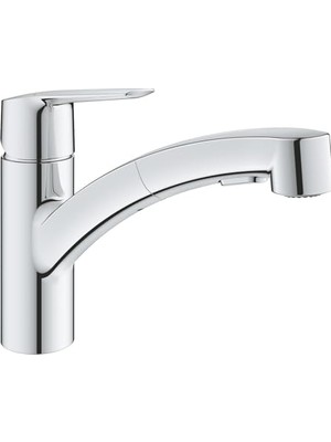 Velora Grohe Start Spiralli Eviye Bataryası | 90˚ Dönüş Açısı | Krom | 30531001