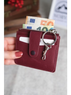 Norvi Leather Çıtçıtlı Fermuarlı Kartlık 1253