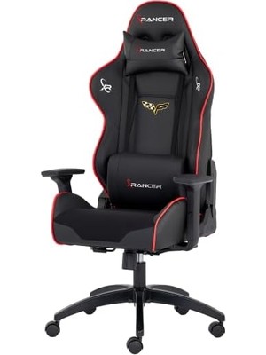 Premıo Serisi Profesyonel Oyuncu Koltuğu, Ergonomik Tasarım, 180 Derece Ayarlanabilir Sırt Açısı, Kaliteli Sünger, 130KG Taşıma Kapasiteli Oyuncu Sandalyesi (Extra Siyah)