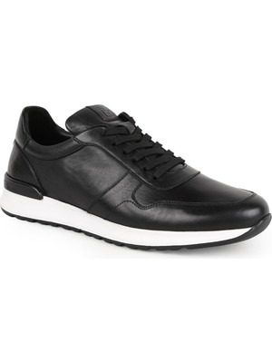 Libero L5878 Hakiki Deri Topuk Destekli Şok Emici Hafif Taban Erkek Casual Sneaker