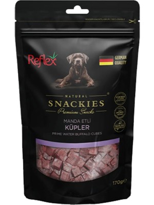 1001 Snackies Kuzu Küp Kurutulmuş Et Köpek Ödülü 80GR