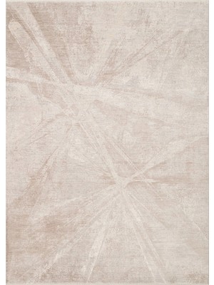 Eko Halı Mahal Mood 01 Grey Beige Polyester Akrilik Klasik Desenli Premium Salon Halısı