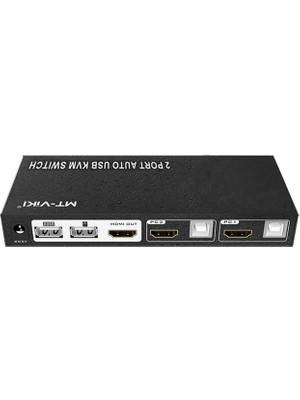 Svoria Store PM-14742 2 Port HDMI Kvm Switch Ultra Hd 4K Kasa Çoklu Bilgisayar Kontrol Cihazı