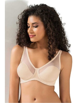 LE JARDIN 9200 SOFT CUP TÜL TOPARLAYICI SÜTYEN TEKLİ-BEYAZ-85B